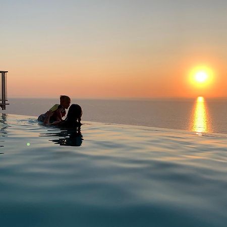 Kathisma Bay Villas - Luxury Villas- Villa Oceanos Kalamítsi Exteriör bild