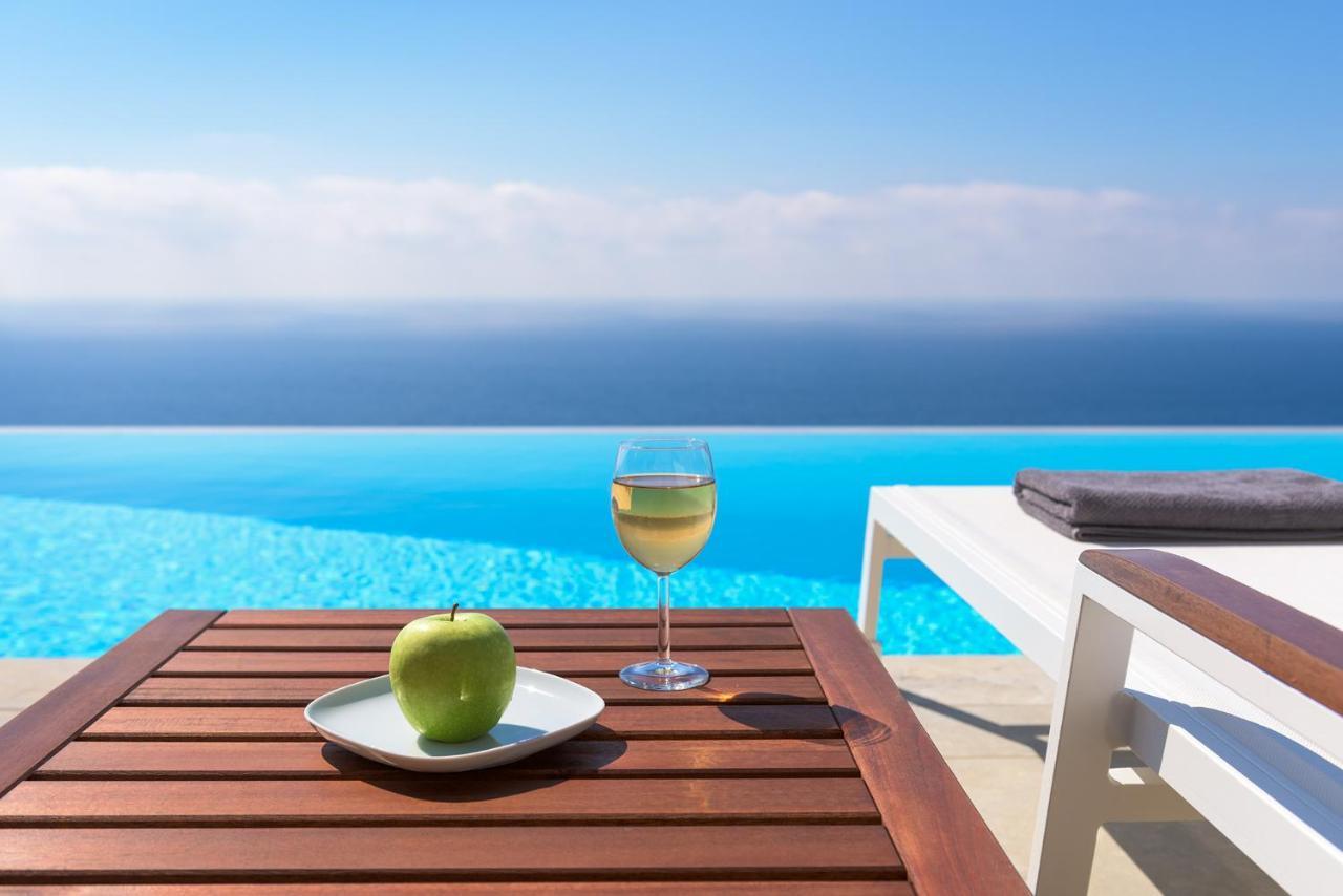 Kathisma Bay Villas - Luxury Villas- Villa Oceanos Kalamítsi Exteriör bild