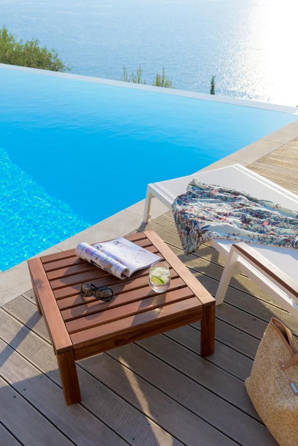 Kathisma Bay Villas - Luxury Villas- Villa Oceanos Kalamítsi Exteriör bild