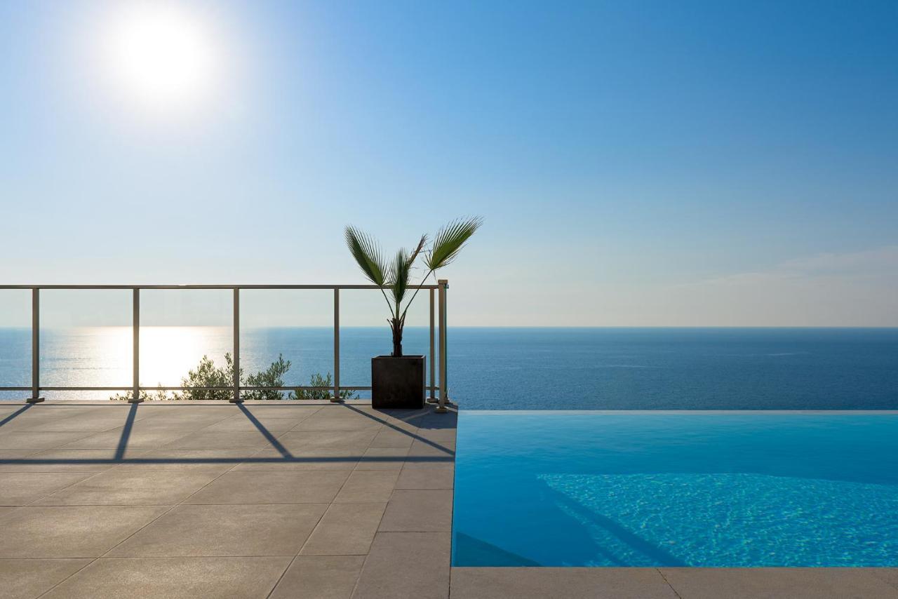 Kathisma Bay Villas - Luxury Villas- Villa Oceanos Kalamítsi Exteriör bild