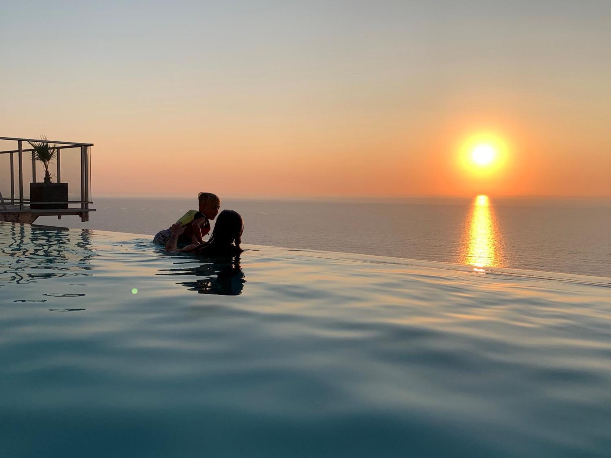 Kathisma Bay Villas - Luxury Villas- Villa Oceanos Kalamítsi Exteriör bild