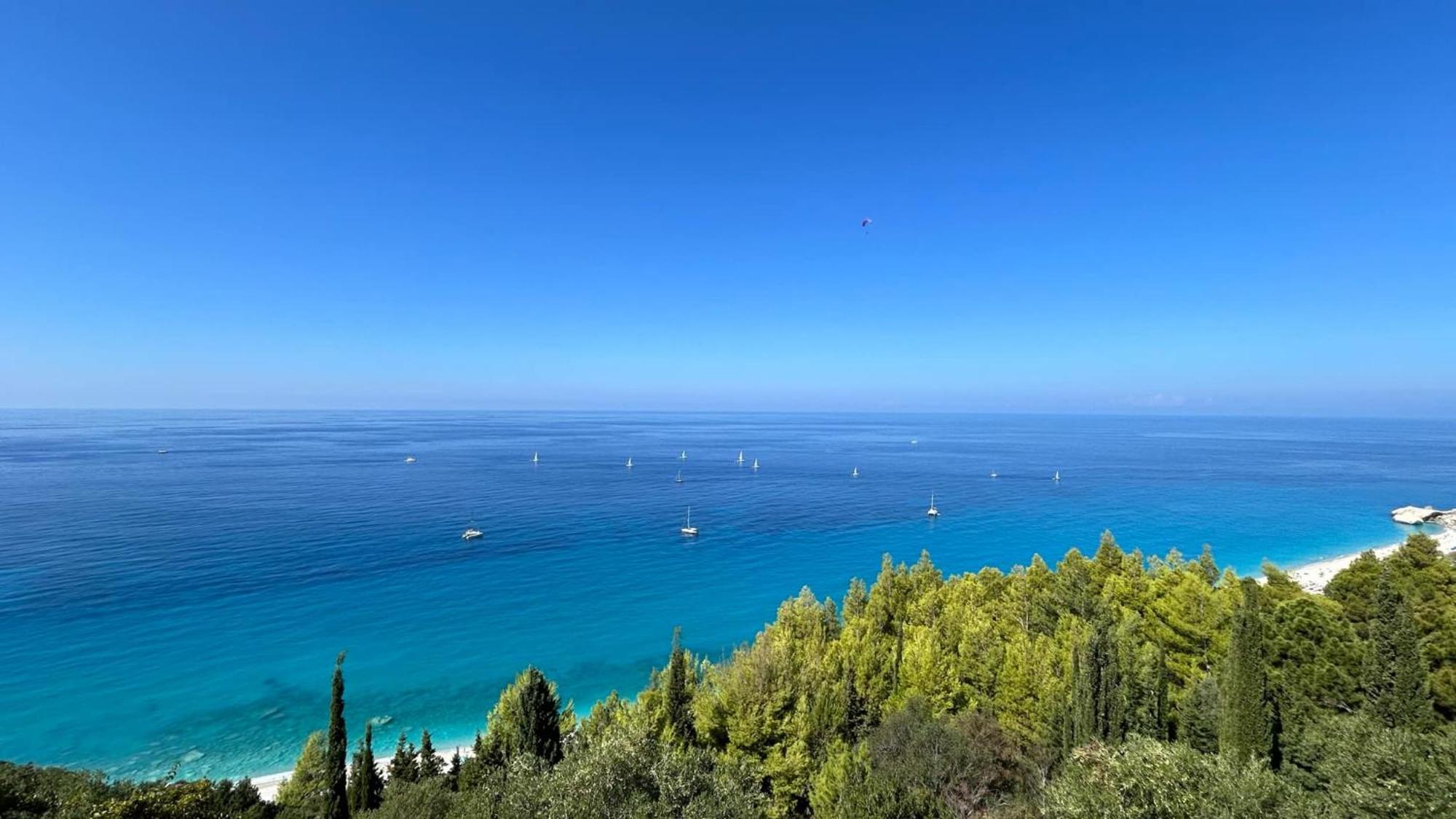 Kathisma Bay Villas - Luxury Villas- Villa Oceanos Kalamítsi Exteriör bild